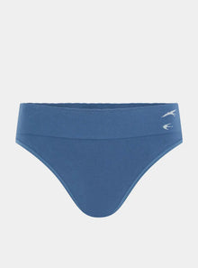  Asagao Seamless Stretch-Bamboo Briefs - Seabed Blue Peachaus