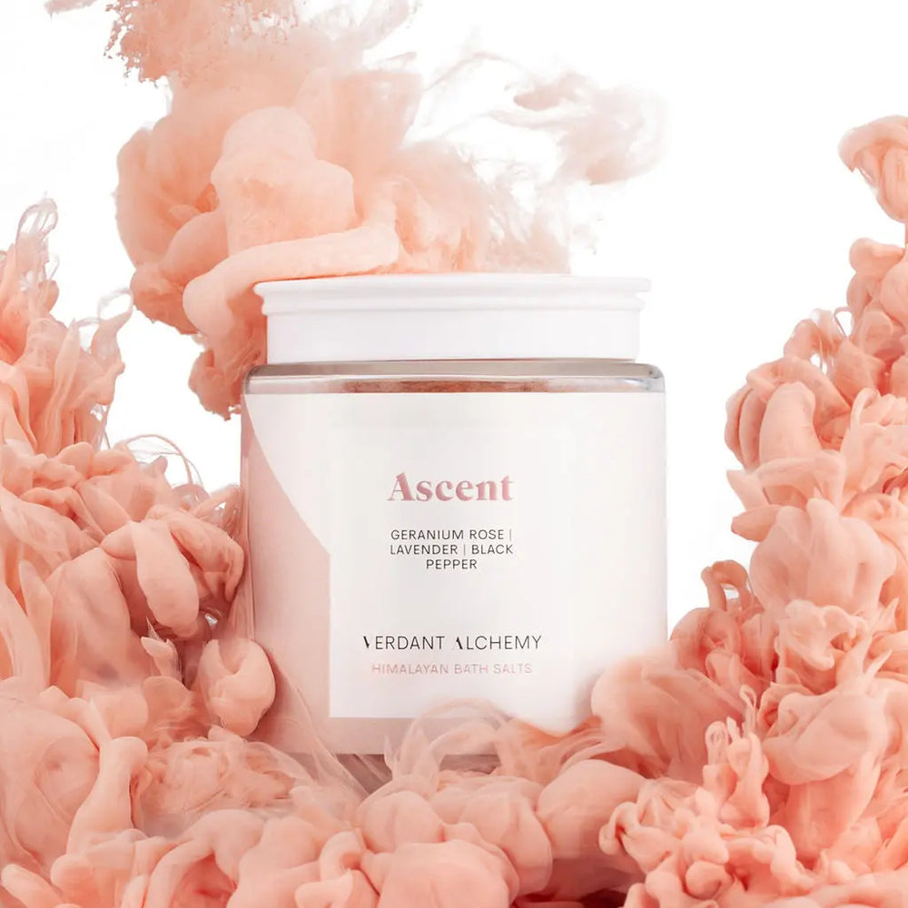 Ascent Pink Himalayan Bath Salts Verdant Alchemy