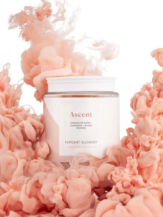 Ascent Pink Himalayan Bath Salts Verdant Alchemy