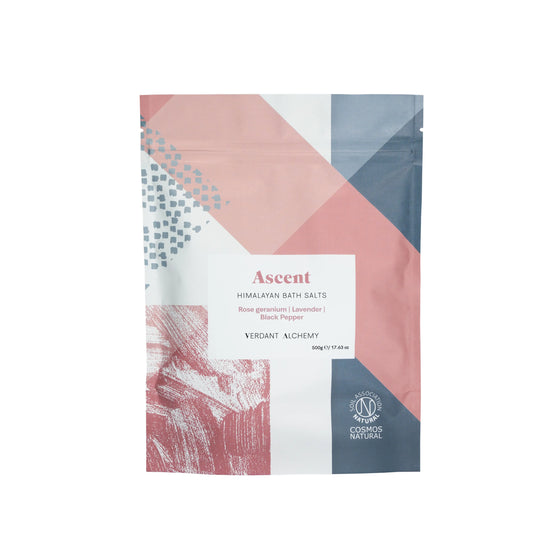 Ascent Pink Himalayan Bath Salts Verdant Alchemy