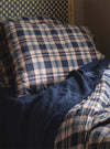 Atlantic Dallington Check Linen Blend Pillowcase (Pair) Piglet