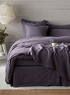 Aubergine Purple 100% Linen Bed Linen The Secret Linen Store