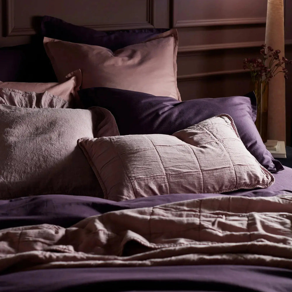 Aubergine Super Soft 100% Cotton Bed Set The Secret Linen Store