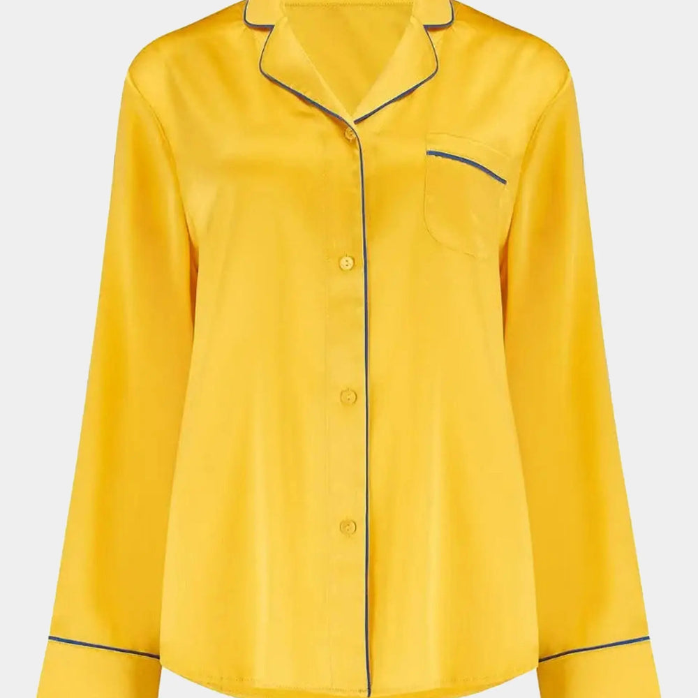 Aurelie Honeybee Silk Shirt Sleepy Wilson