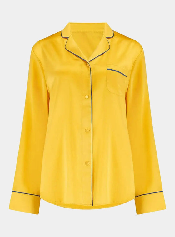 Aurelie Honeybee Silk Shirt Sleepy Wilson