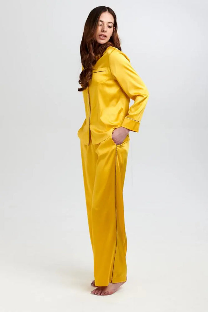 Aurelie Honeybee Silk Trouser Sleepy Wilson