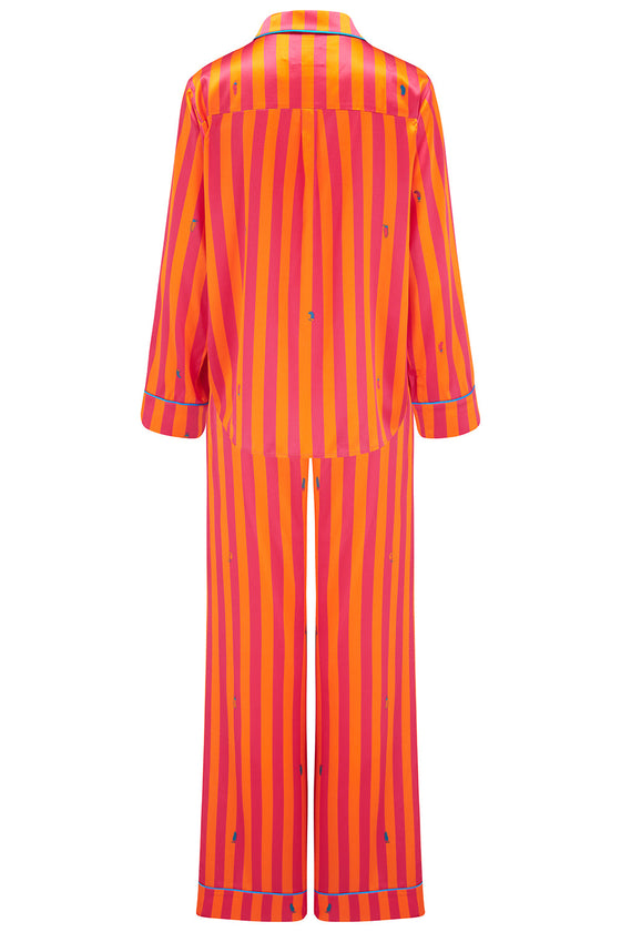 Florence Sunset Stripe Silk Trouser