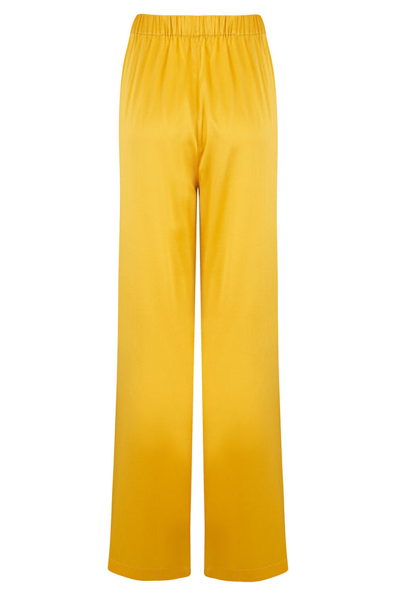 Aurelie Honeybee Silk Trouser