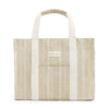 Woven Stripe Bag - Natural