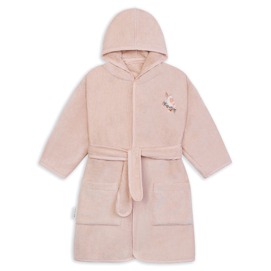 Children's Towelling Robe - Bird