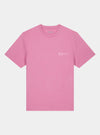 Azalea Pink Mens Organic Cotton Relaxed-Fit T-Shirt hewn.