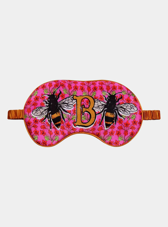 B for Bees Silk Eye Mask Jessica Russell Flint