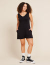 Black Short Bamboo Romper Boody