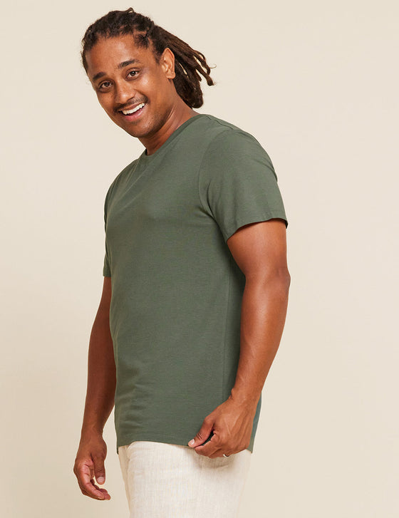 Men's Moss Classic Crew Neck T-Shirt Boody