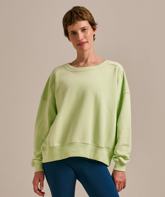 Matcha Salwarpe Oversized Crew Neck Sweat BAM Clothing