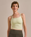 Matcha Mallea Cross Back Crop Top BAM Clothing