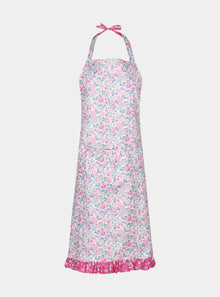  BETSY CANDY FLOSS & CAPEL FUCHSIA Reversible Ruffle Apron Coco & Wolf