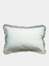 BETSY GREY Liberty Gathered Edge Pillowcase in White Coco & Wolf