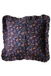 BETSY SAGE & FLORAL EVE Liberty Embroidered Ruffle Cushion Coco & Wolf