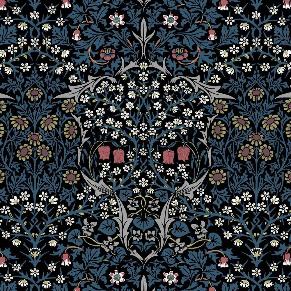 BLACKTHORN Wallpaper - Teal House of Hackney