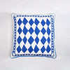 Cushion Cover / "The Blue Diamonds"