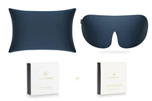  Mayfairsilk Midnight Blue Pure Silk Sleep Gift Set MayfairSilk