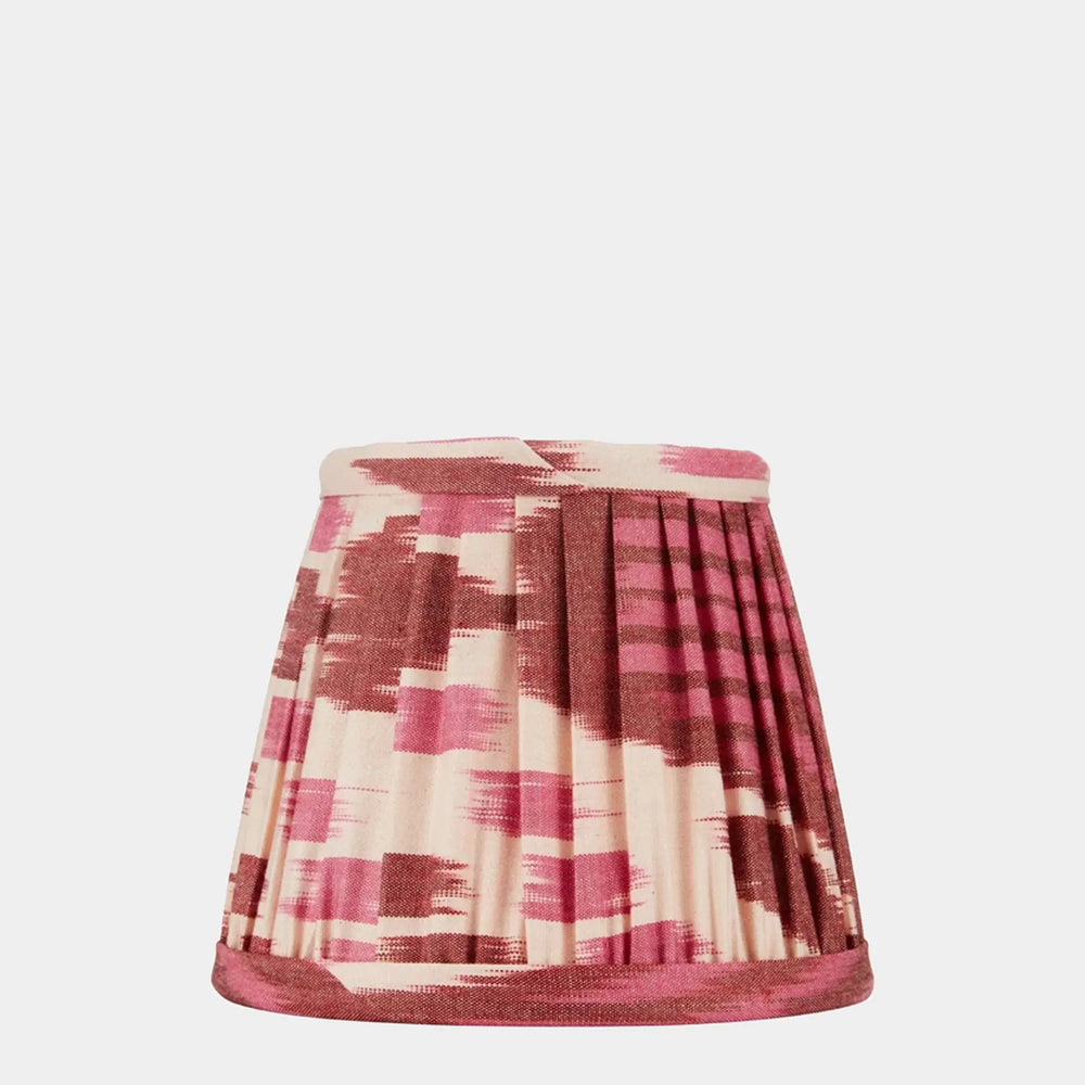 BURGUNDY and MAGENTA IKAT WALL LIGHT ROSANNA LONSDALE