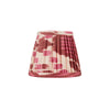 BURGUNDY and MAGENTA IKAT WALL LIGHT ROSANNA LONSDALE