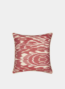  BURNT RED and CREAM Cushion ROSANNA LONSDALE