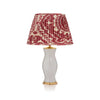 BURNT RED and CREAM IKAT LAMPSHADE ROSANNA LONSDALE