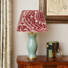 BURNT RED and CREAM IKAT LAMPSHADE ROSANNA LONSDALE