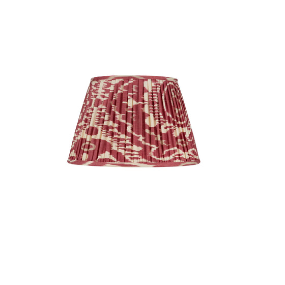 BURNT RED and CREAM IKAT LAMPSHADE ROSANNA LONSDALE