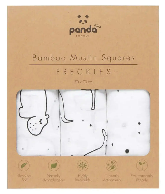 Baby Bamboo Muslin Squares Panda London