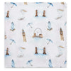 Baby Bamboo Muslin Squares Panda London