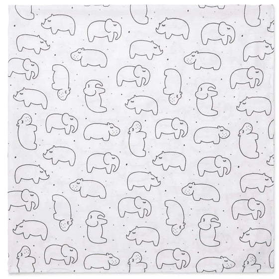 Baby Bamboo Muslin Squares Panda London