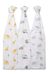 Baby Bamboo Muslin Swaddles Panda London