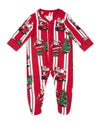 Baby Christmas Santa Stripe Print Sleepsuit Chelsea Peers