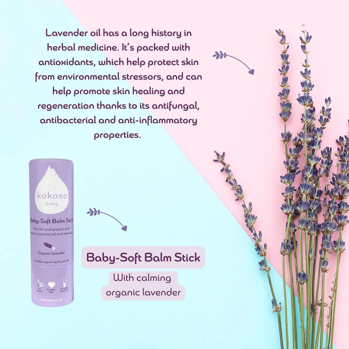 Baby-Soft Balm Stick Kokoso