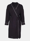 Bamboo Kimono Robe in Black Pretty You London