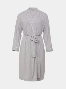  Bamboo Kimono Robe in Grey Marl Pretty You London