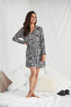 Bamboo Nightshirt in Luxe Leopard Pretty You London