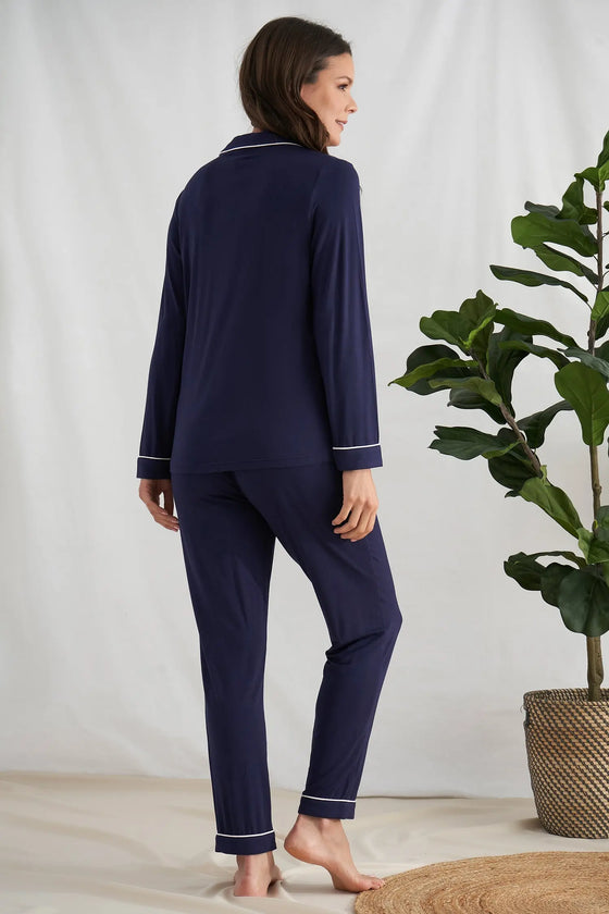 Bamboo Pyjama Set in Midnight Pretty You London