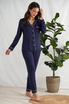 Bamboo Pyjama Set in Midnight Pretty You London