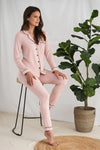 Bamboo Pyjama Set in Pink Pretty You London