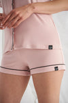 Bamboo Shirt Short Set in Pink Pretty You London