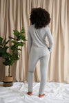 Bamboo Pyjama Set in Grey Marl