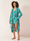 Banana Leaves Organic Cotton Robe Myza