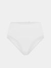 Banksia Recycled-Tulle High-Rise Briefs - Glacier White Peachaus