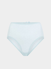  Banksia Recycled-Tulle High-Rise Briefs - Fjordland Green