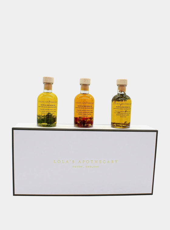 Bath & Shower Oil Wellness Trio Lola's Apothecary